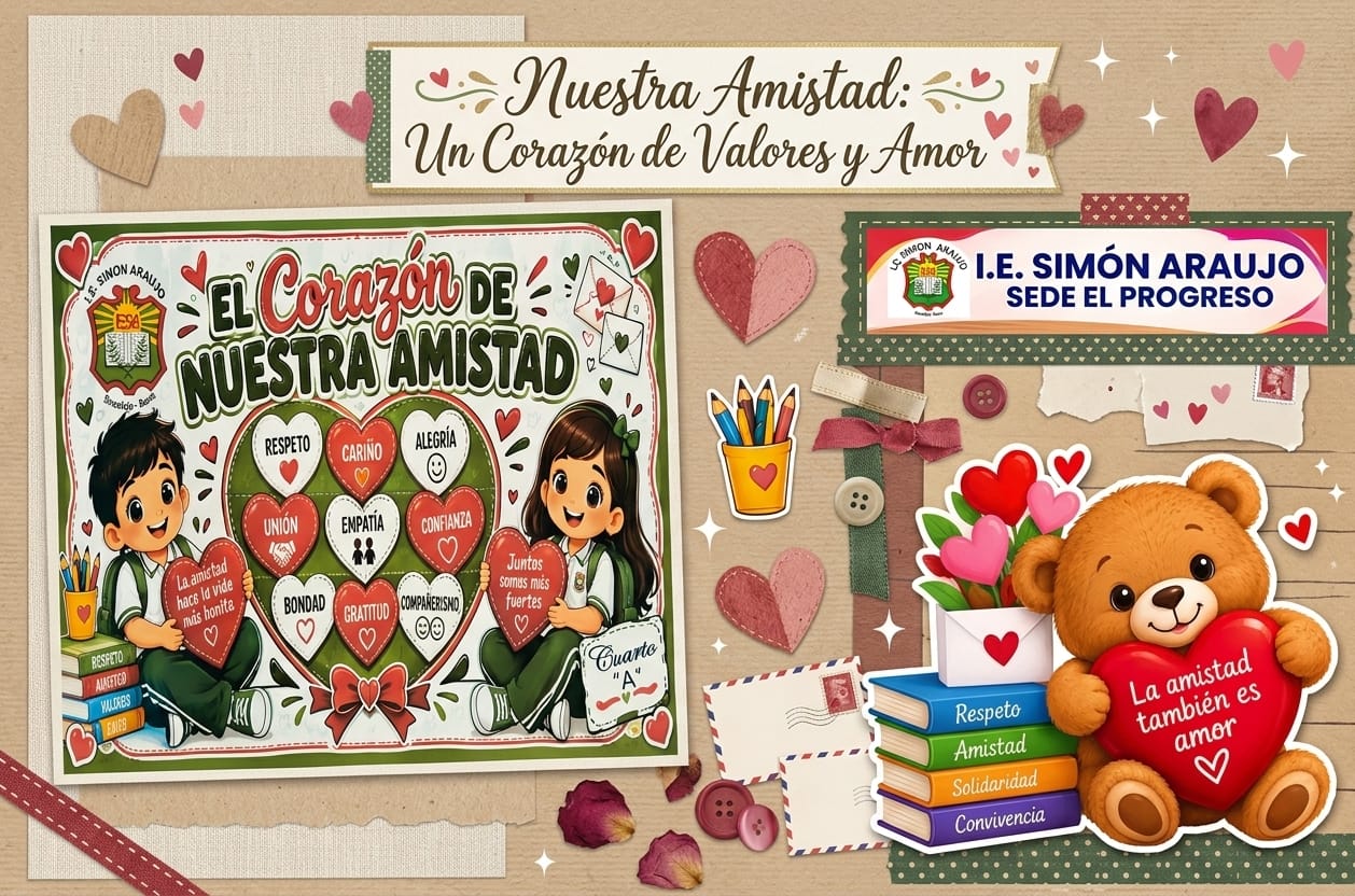Celebración del Día del Amor y la Amistad en la sede El Progreso