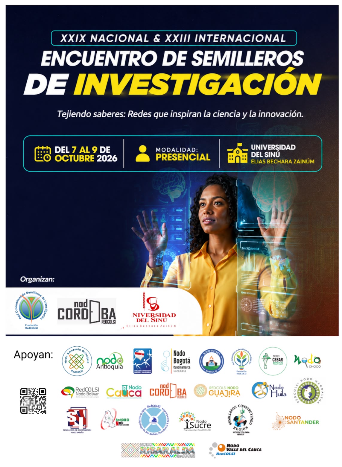 XXIX NACIONAL Y XXIII INTERNACIONAL ENCUENTRO DE SEMILLEROS DE INVESTIGACIÓN